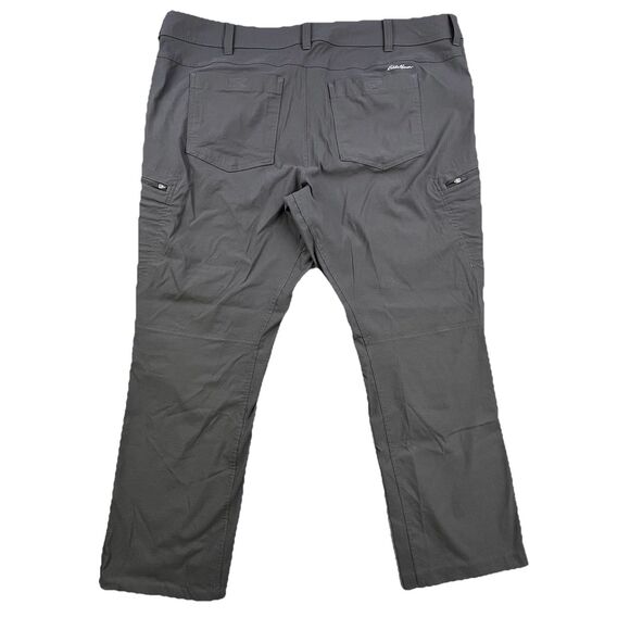 Eddie Bauer First Ascent Pants Mens 44x31 Gray Cargo Nylon Stretch Hiking - Picture 8 of 15